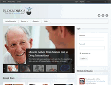 Tablet Screenshot of elderdrugs.com